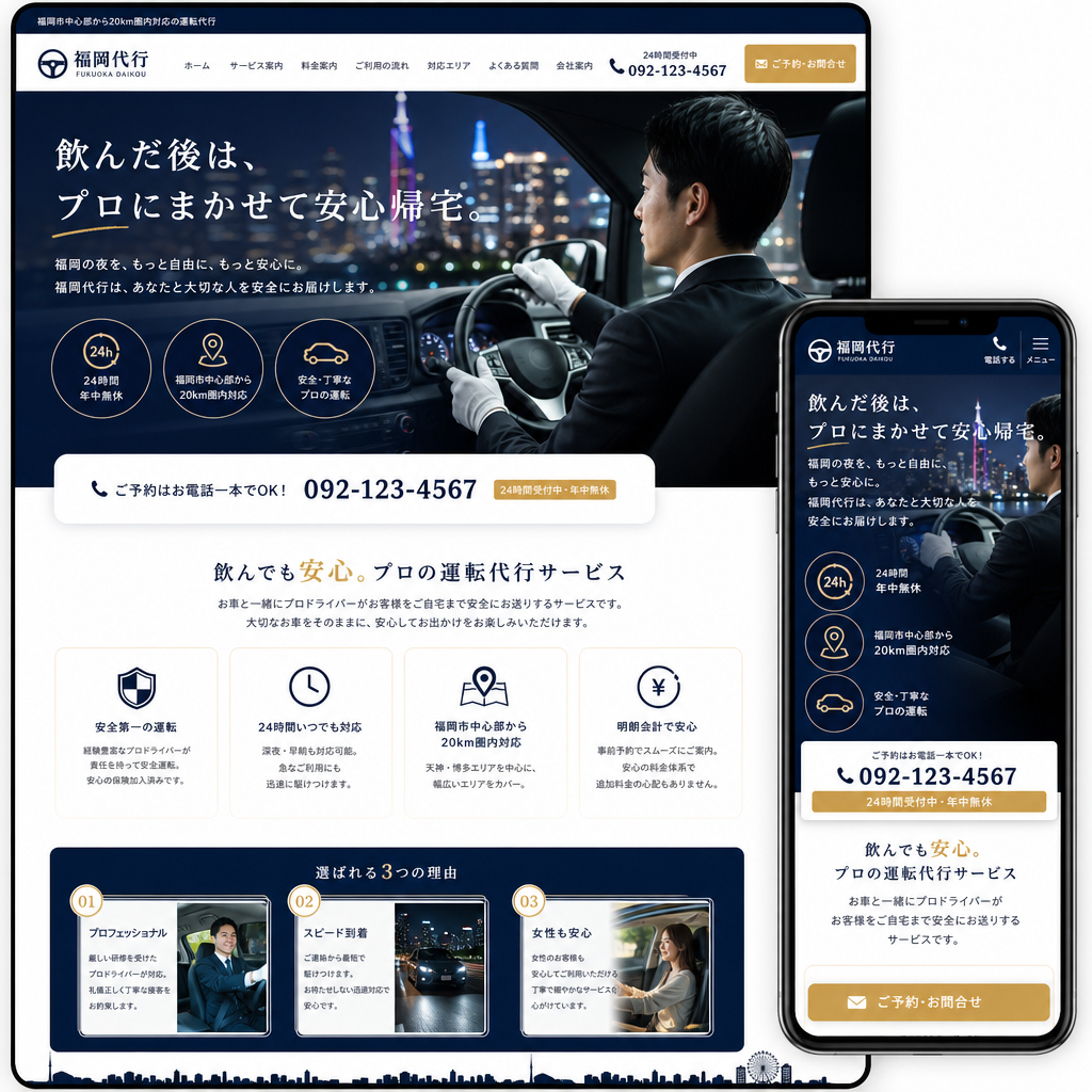 自動車・バイク・コーポレートサイトの制作例