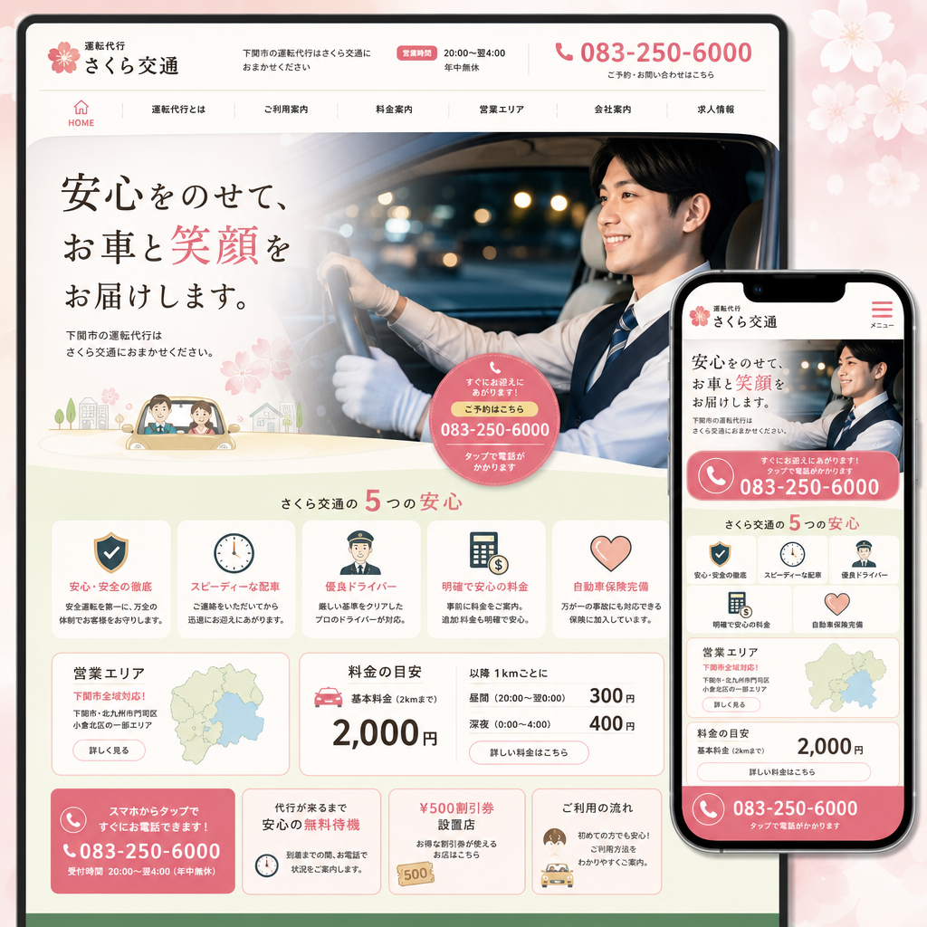 自動車・バイク・コーポレートサイトの制作例