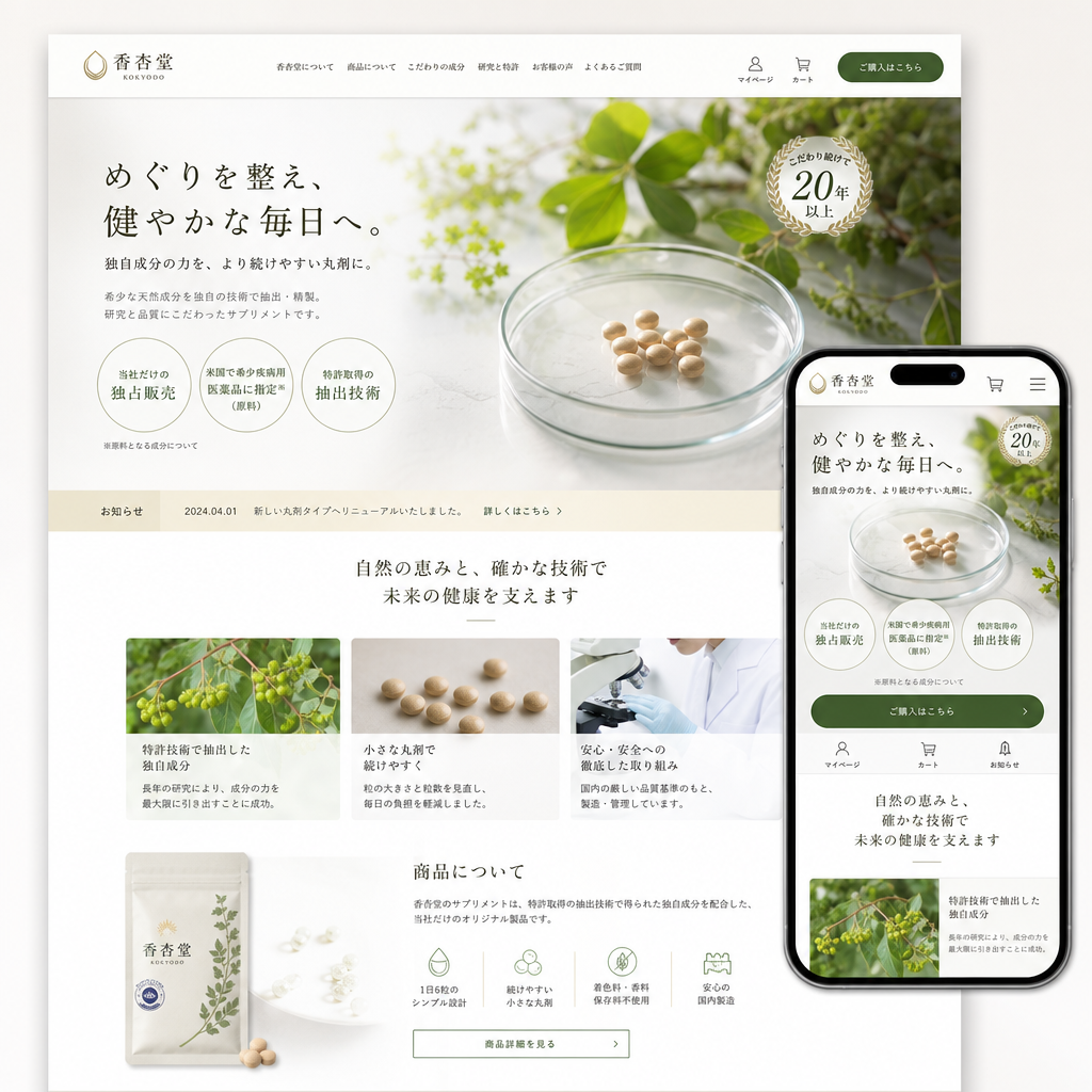 食品・農業・小売・ECの制作例