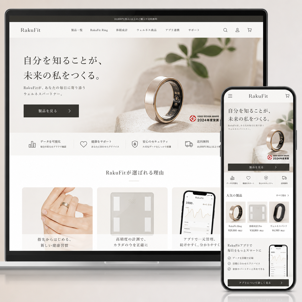 小売・EC・スポーツ・フィットネスの制作例