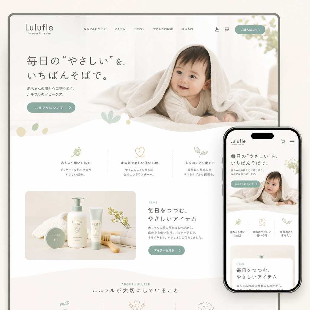 小売・EC・ブランドサイトの制作例