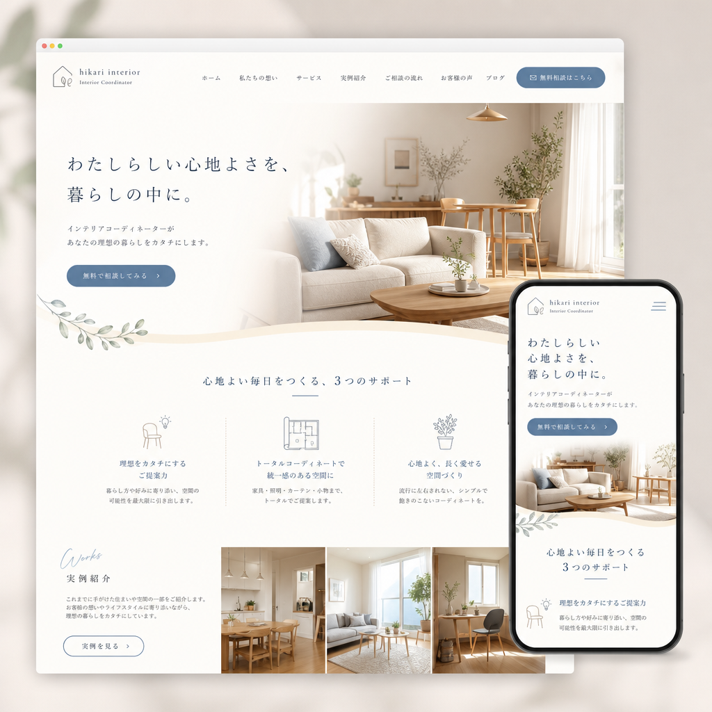 建設・リフォーム・コーポレートサイトの制作例