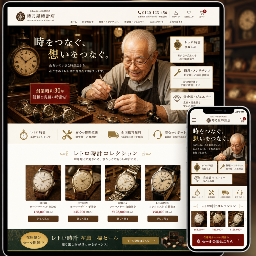 小売・EC・ECサイトの制作例