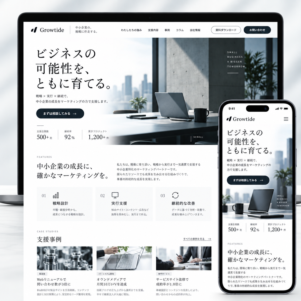 IT・Webサービス・コーポレートサイトの制作例