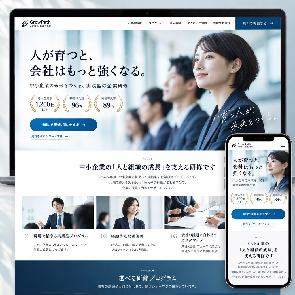 人材・求人・LPの制作例