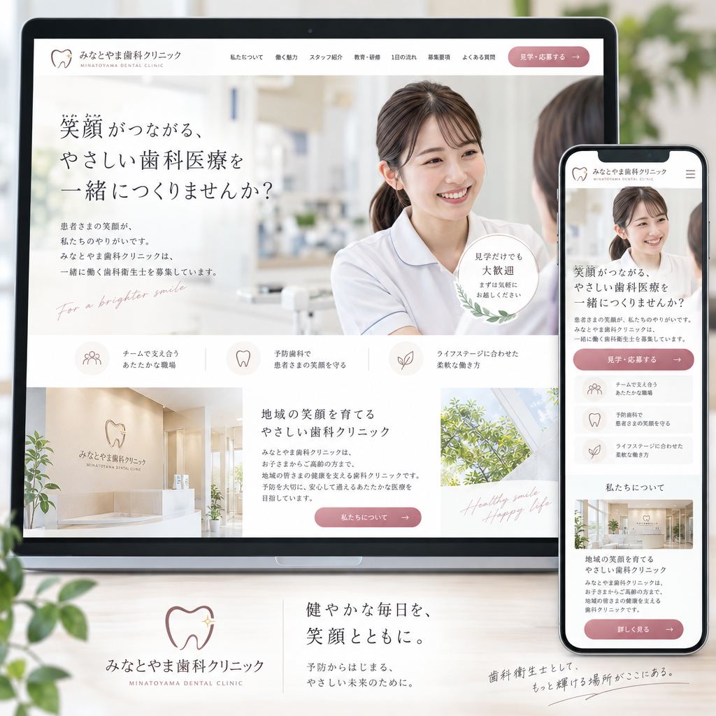 歯科・LPの制作例