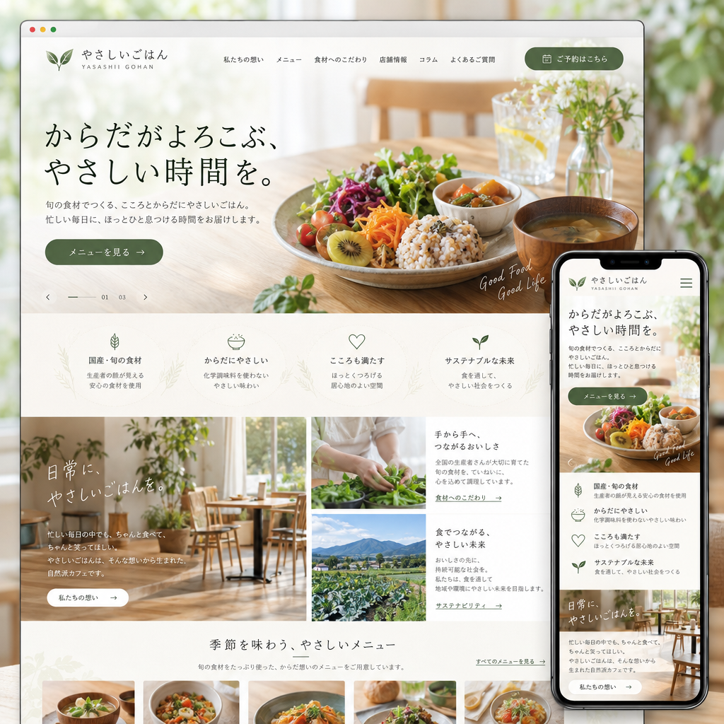 コーポレートサイト・問い合わせフォームの制作例