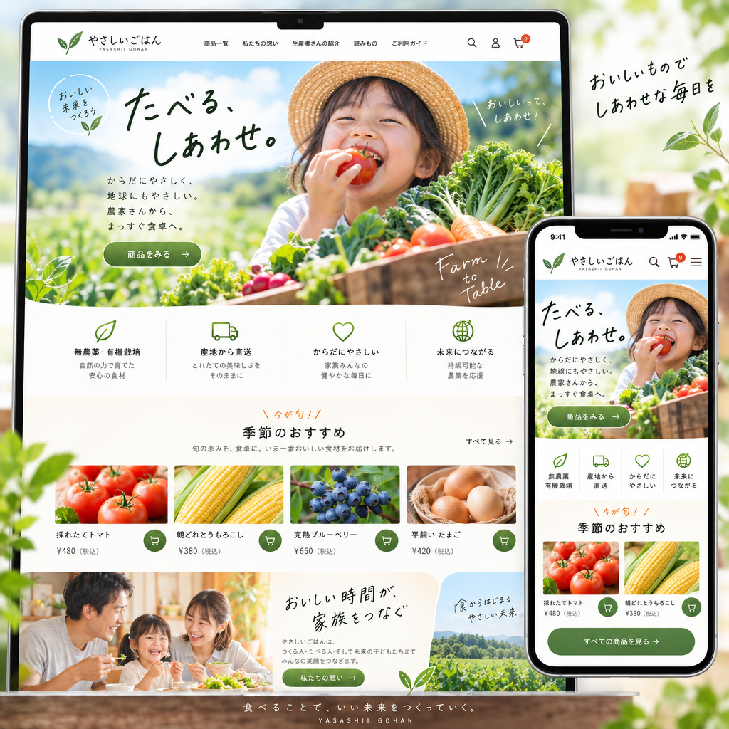 小売・EC・ECサイトの制作例