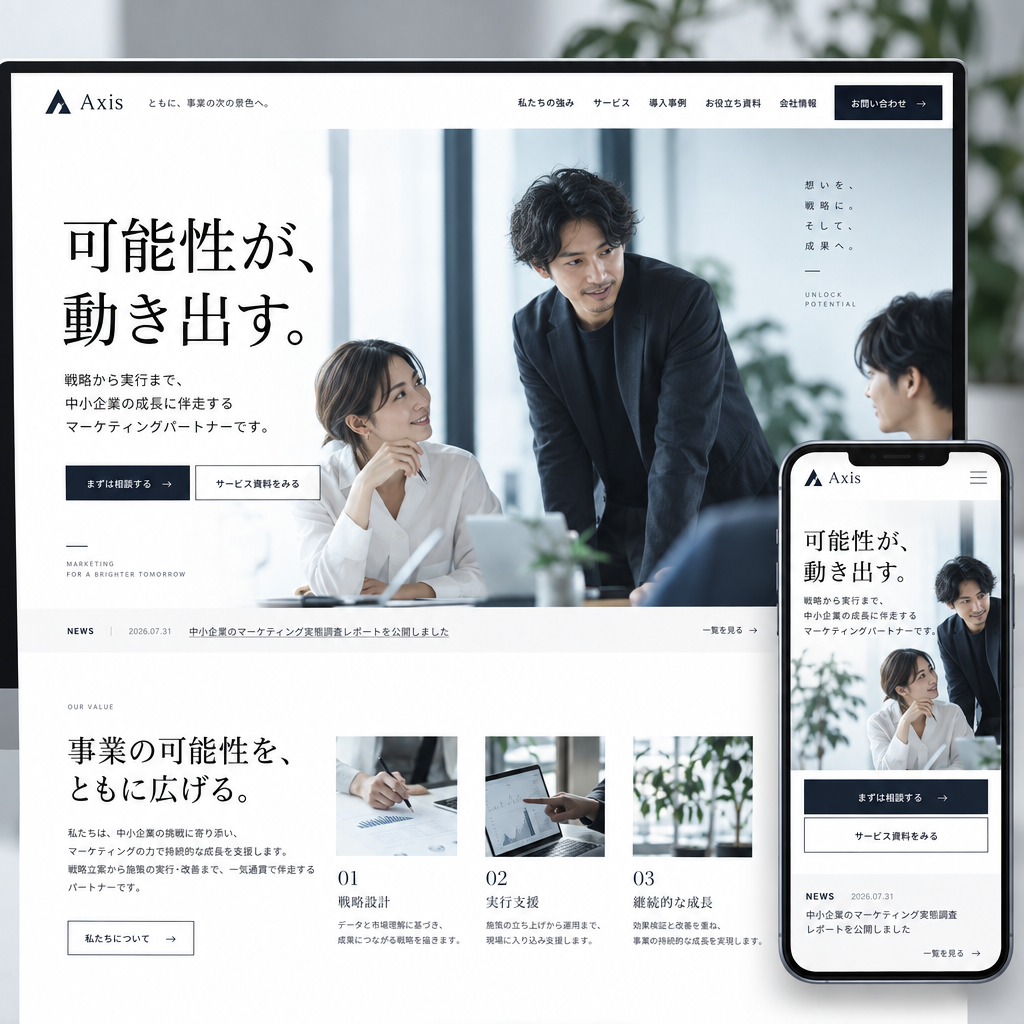 IT・Webサービス・コーポレートサイトの制作例