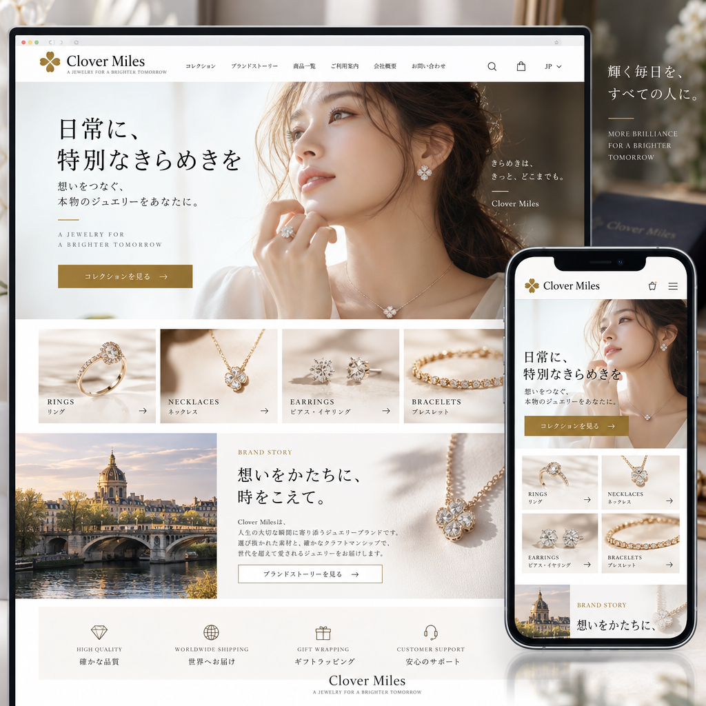 小売・EC・コーポレートサイトの制作例