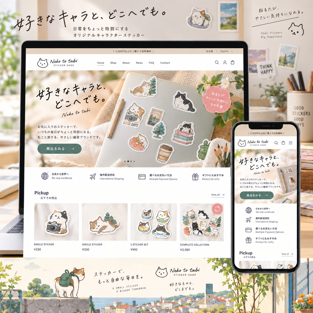 小売・EC・ECサイトの制作例