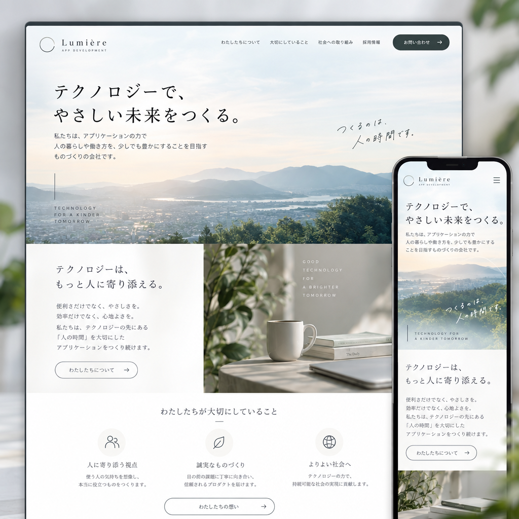IT・Webサービス・コーポレートサイトの制作例
