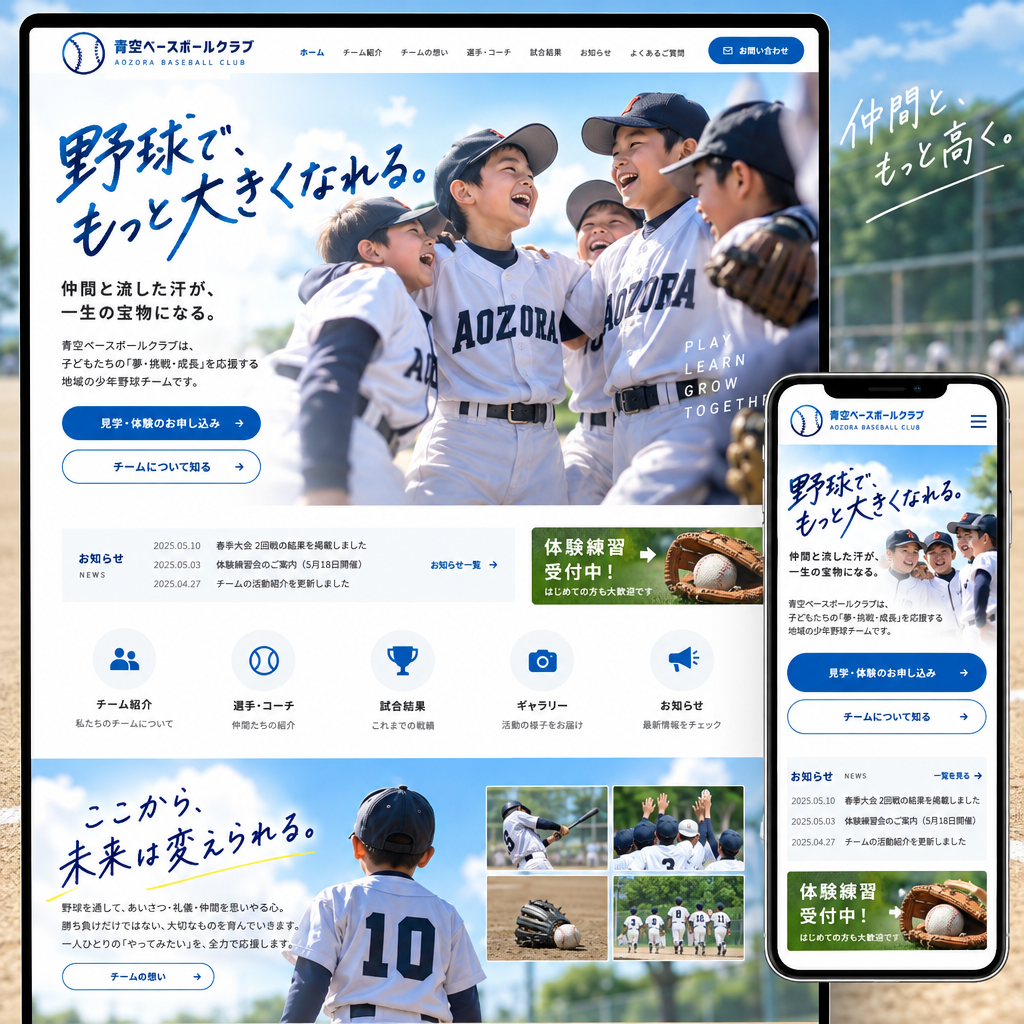 スポーツ・フィットネス・IT・Webサービスの制作例