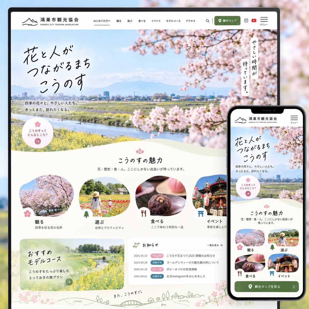 行政・団体・コーポレートサイトの制作例