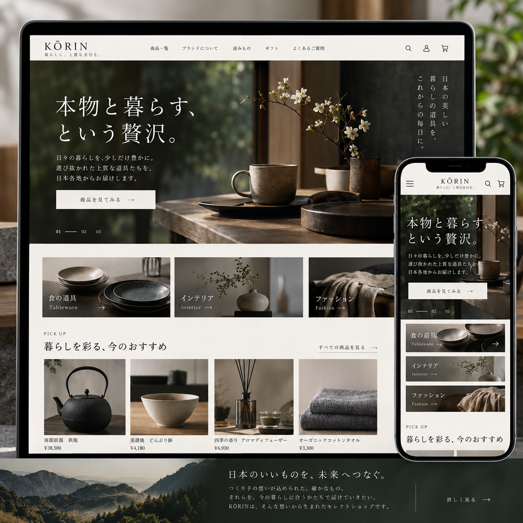 小売・EC・ECサイトの制作例