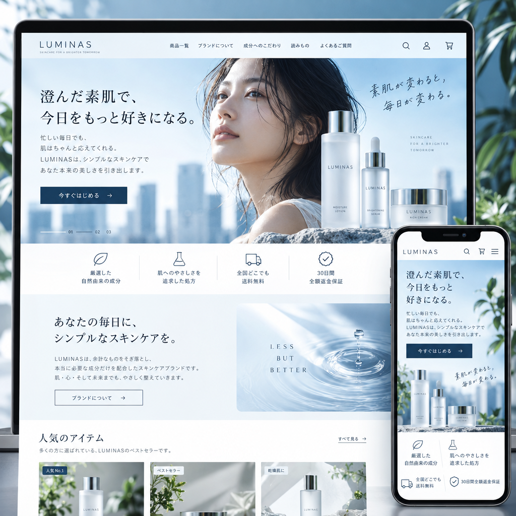 小売・EC・ECサイトの制作例