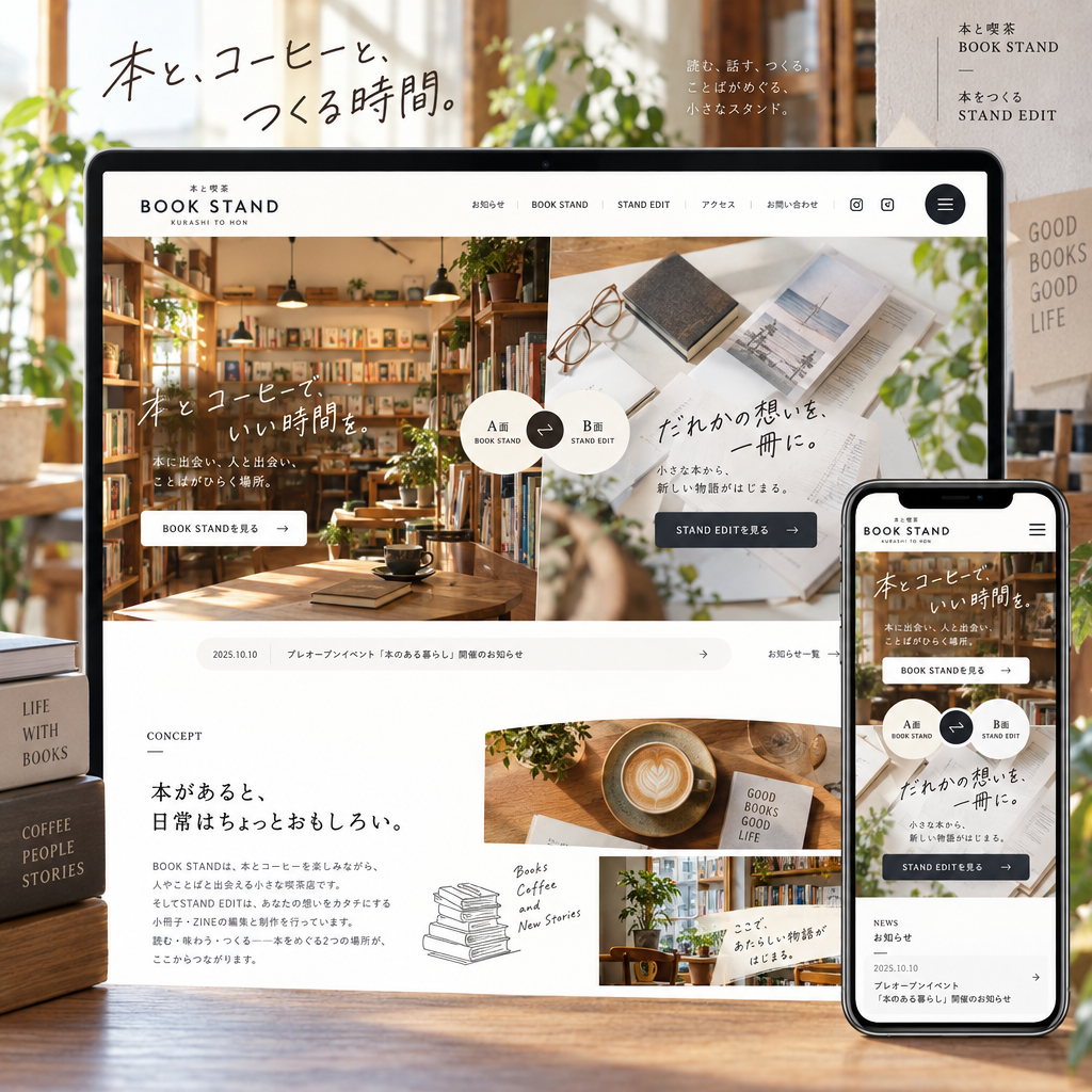 飲食・店舗サイトの制作例