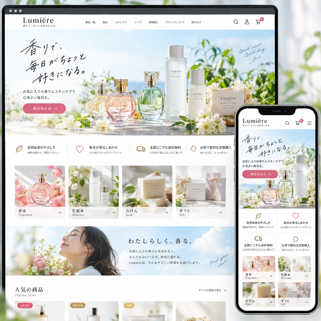 小売・EC・ECサイトの制作例