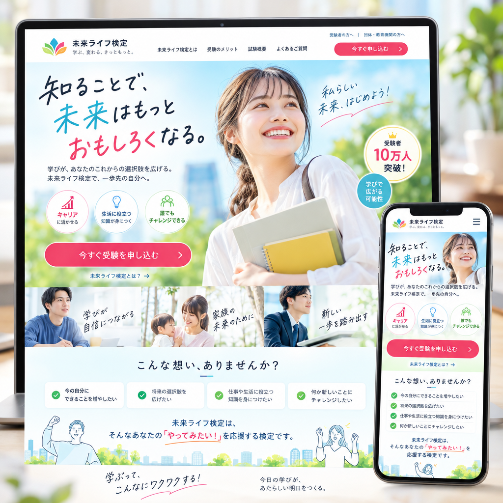 スクール・習い事・LPの制作例