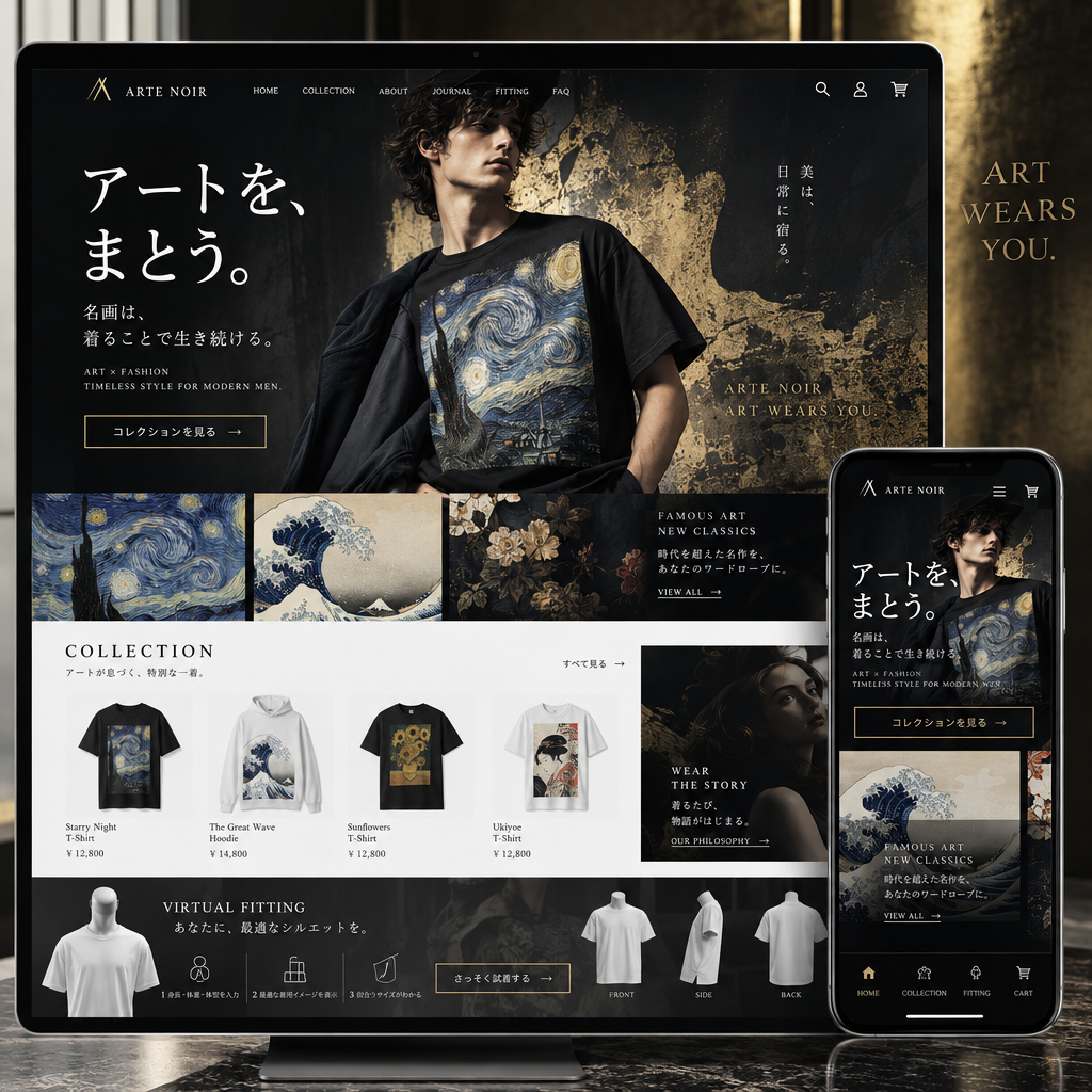 ファッション・ジュエリー・ECサイトの制作例