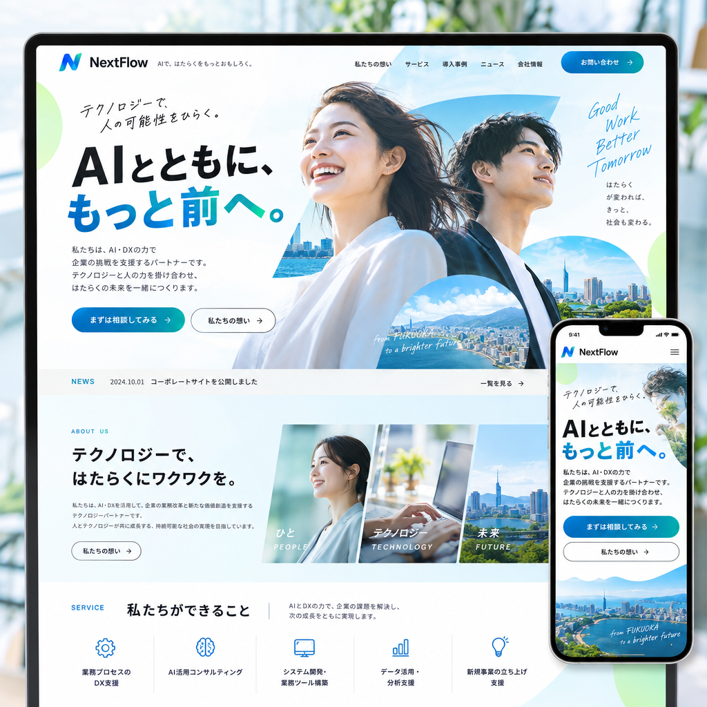 IT・Webサービス・コーポレートサイトの制作例